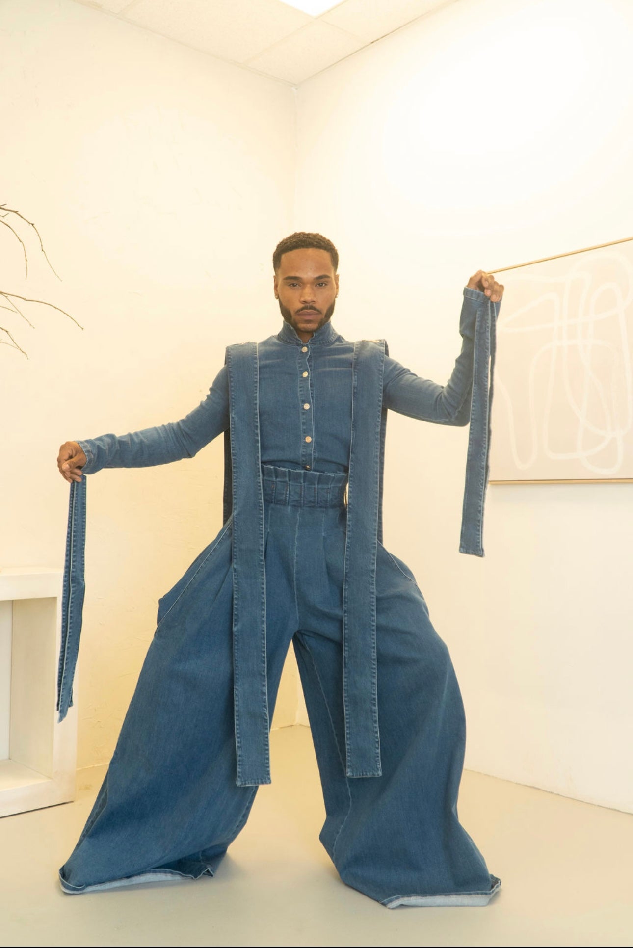 Cascading Denim Ensemble