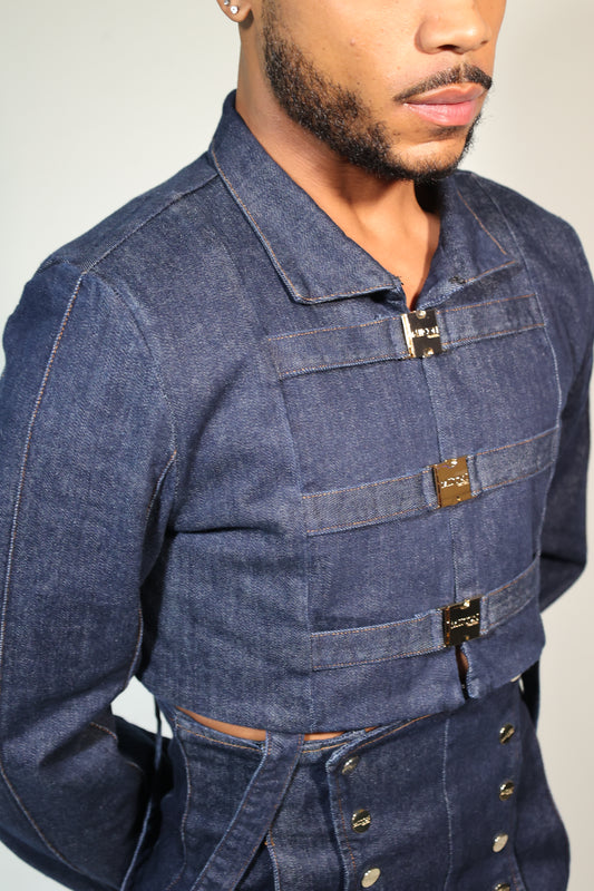 Denim Strapped Aristocrat