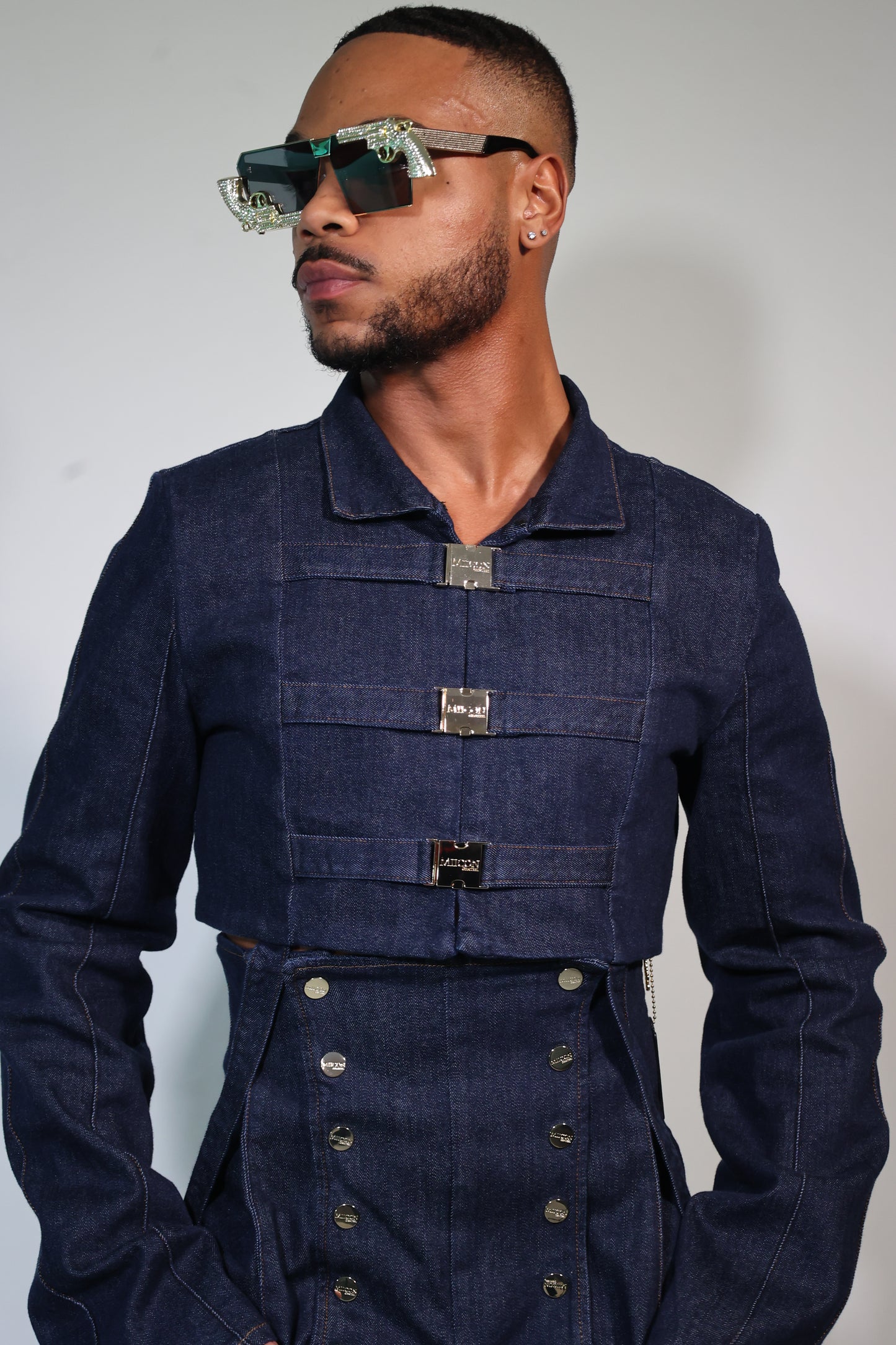 Denim Strapped Aristocrat