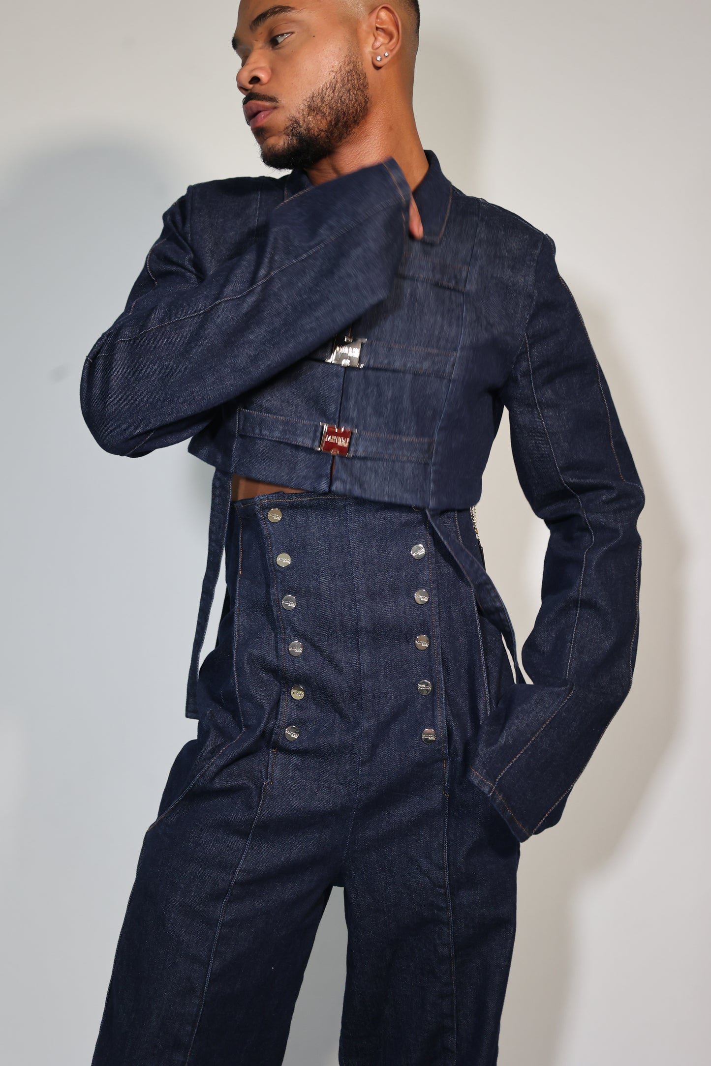 Denim Strapped Aristocrat