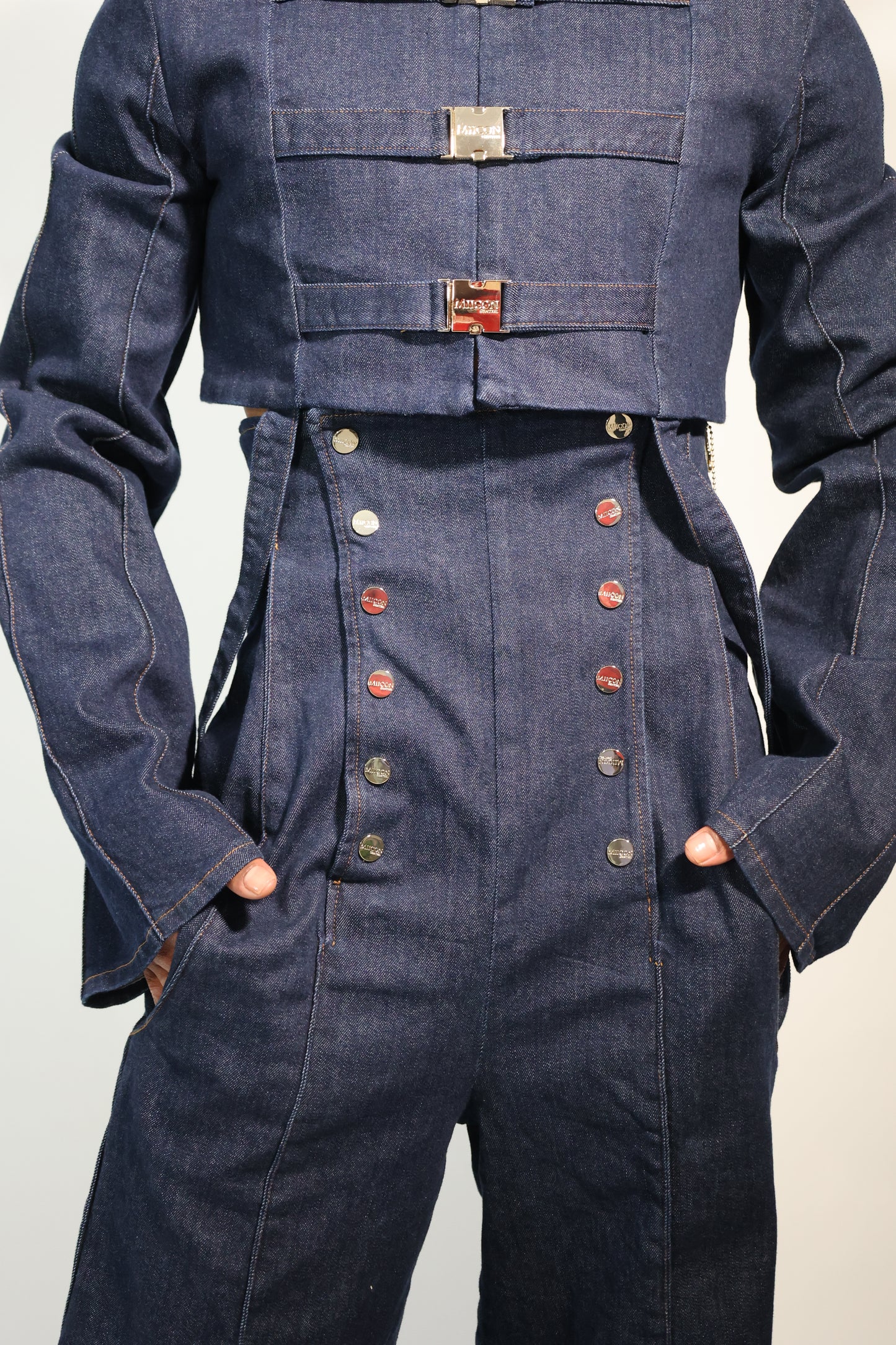 Denim Strapped Aristocrat