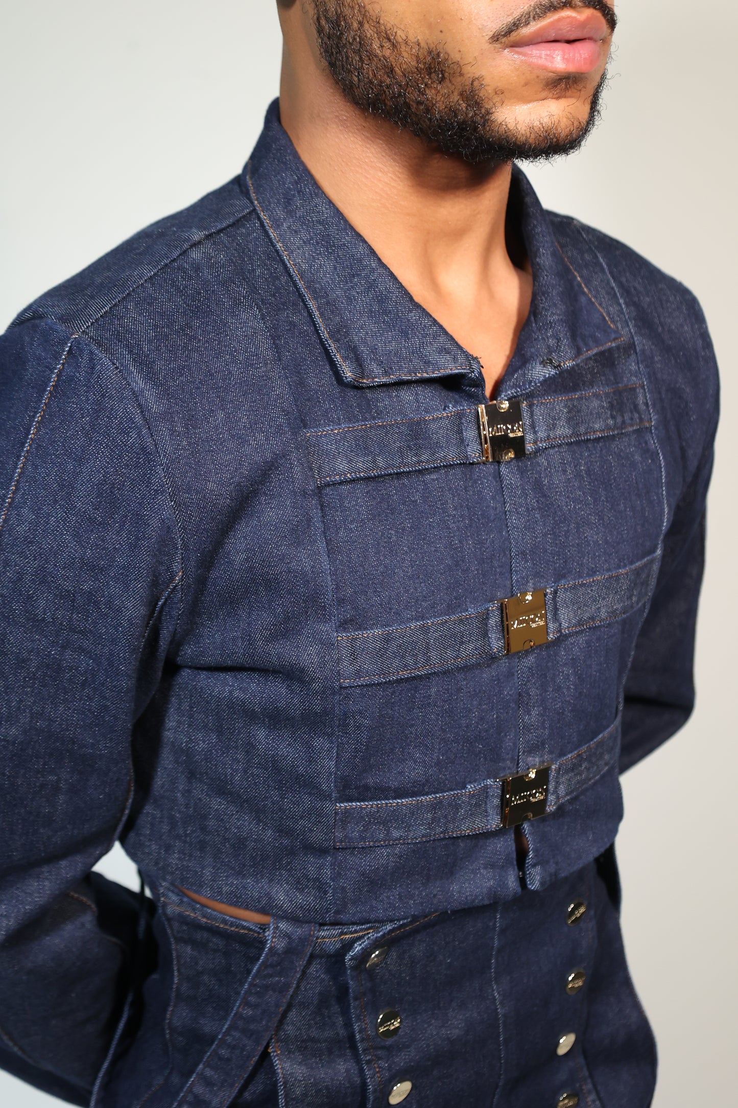 Denim Strapped Aristocrat