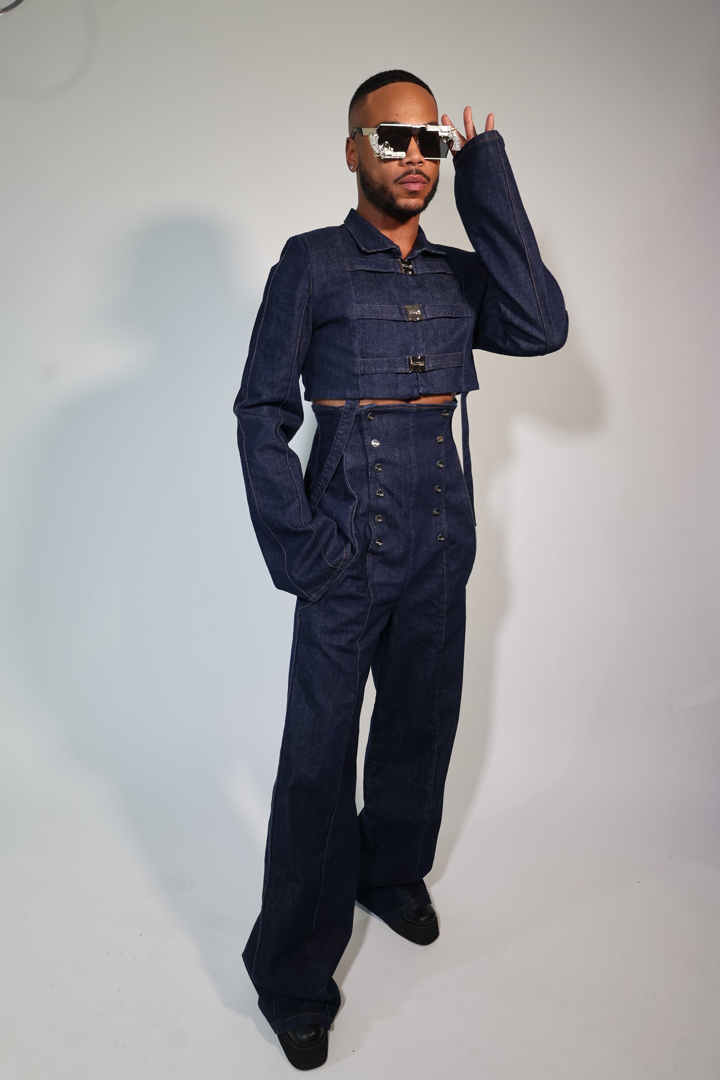 Denim Strapped Aristocrat