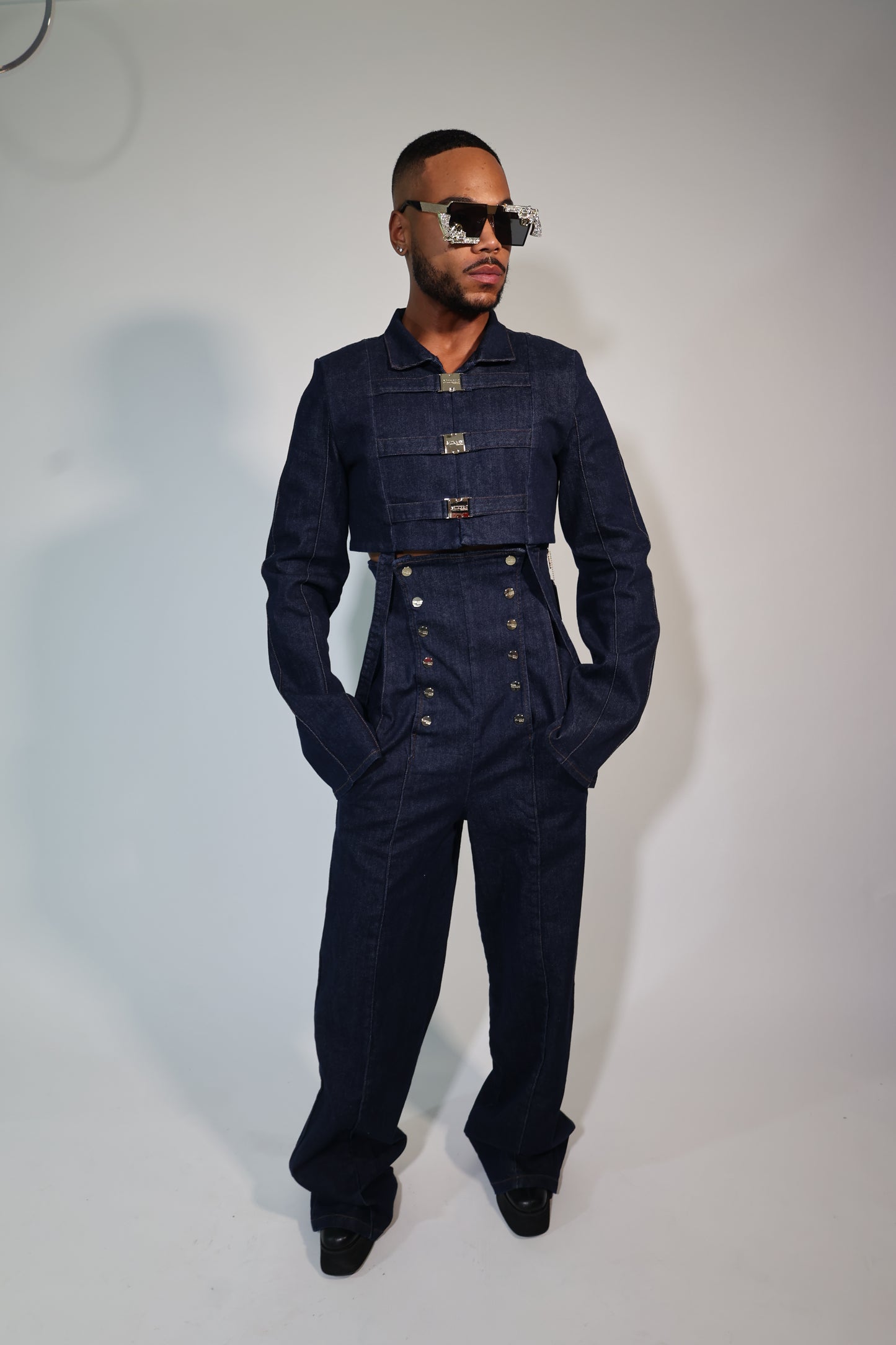 Denim Strapped Aristocrat